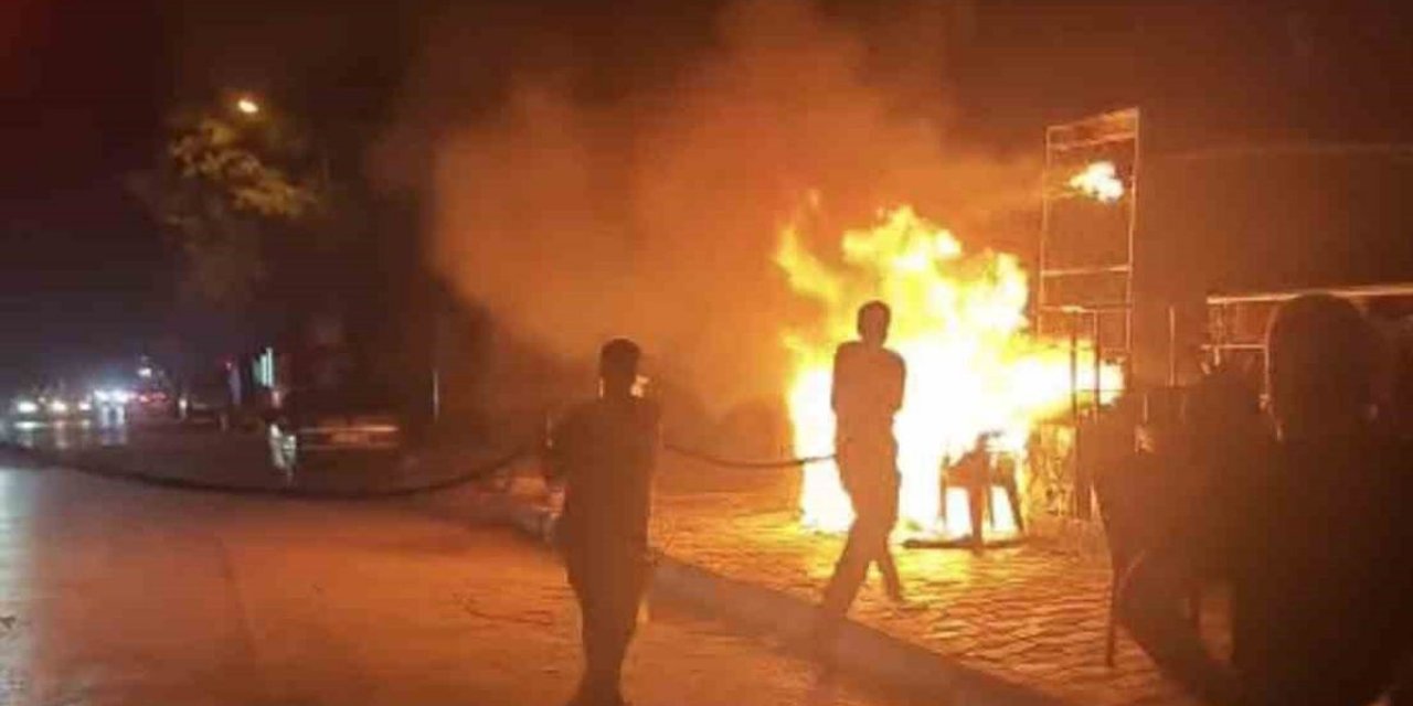 Elazığ'da Yangın Korkusu