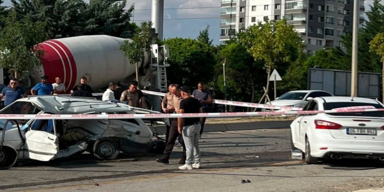 Ankara'da Feci Kaza: 1 Ölü, 2 Yaralı