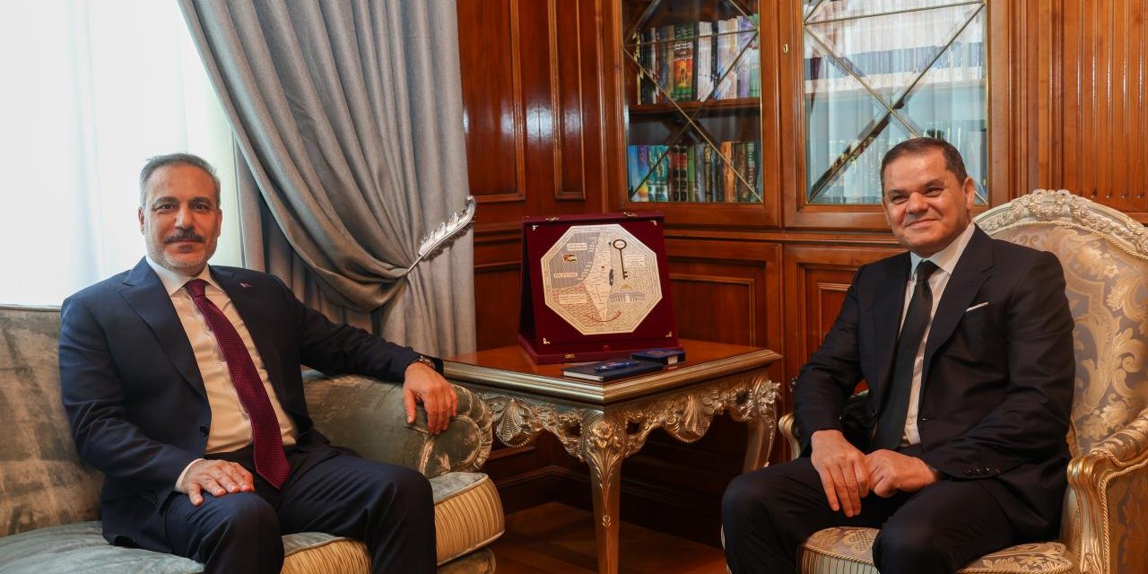 Bakan Fidan, Libya Ulusal Birlik Hükümeti Başbakanı Dibeybe İle Görüştü