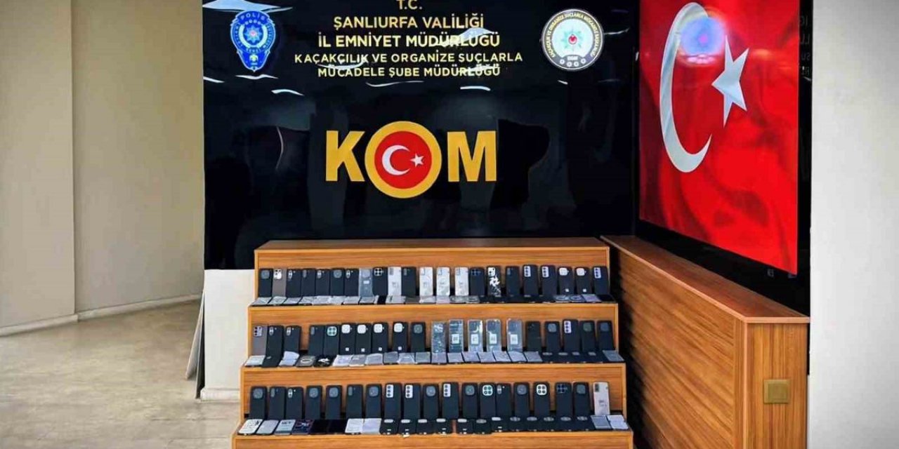 Urfa'da Kaçak Telefon Operasyonu