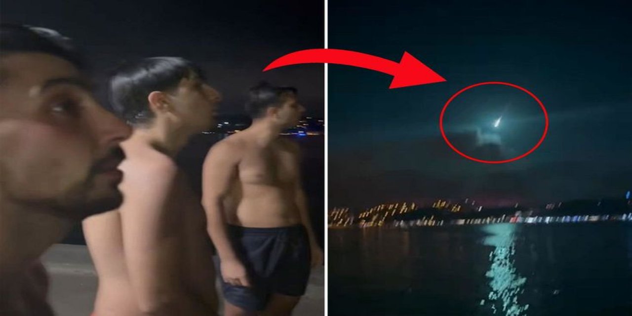 İstanbul Semalarında Gök Taşı Heyecanı! O Anlar Kamerada