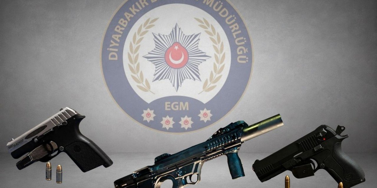 Diyarbakır'da Ruhsatsız Silahlar Ele Geçirildi