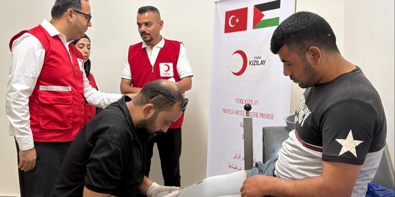 Türk Kızılay Gazze'de Protez Destek Projesi Başlattı