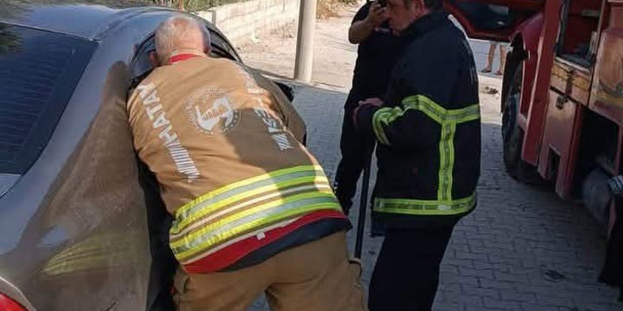 Samandağ'da Kilitli Çocuk Kurtarıldı