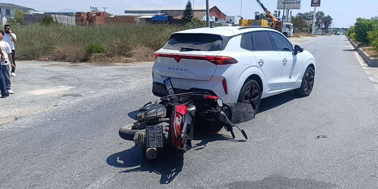 Manavgat'ta Motosiklet Kazası