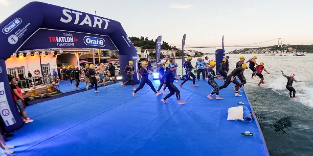 52 Kilometrelik İyilik Parkuru Oral-B İstanbul Boğaziçi Triatlonu Çocukların Sağlıklı Gülümsemesi İçin Gerçekleşti