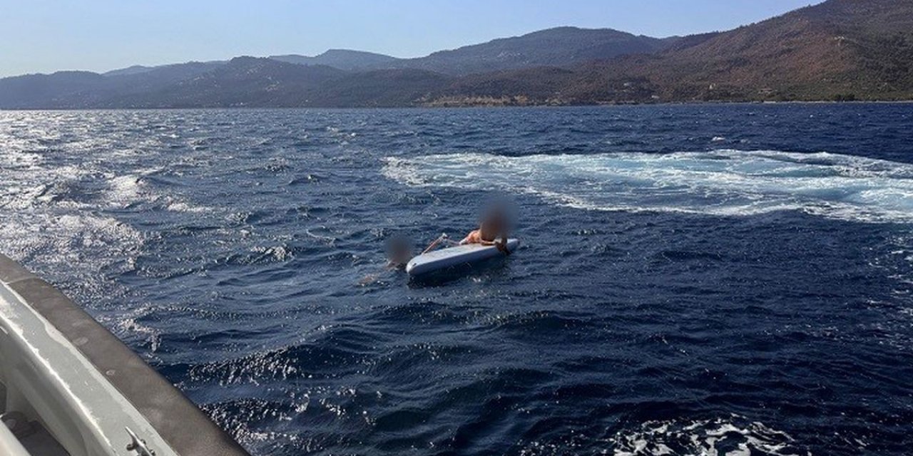 Çanakkale'de Sörfçüler Kurtarıldı