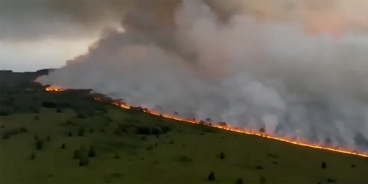 Belçika'da Orman Yangını Devam Ediyor
