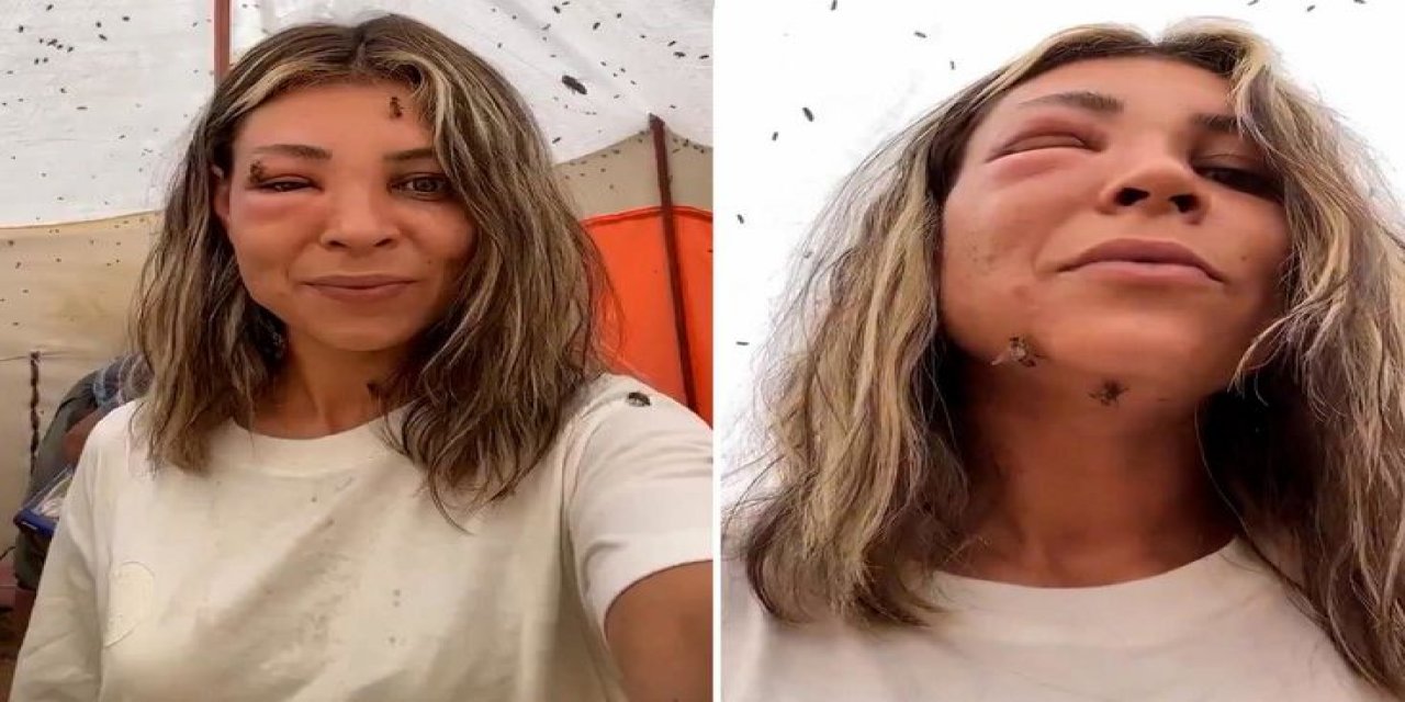 Arıcılık Yapan Kadının Görüntüleri Şaşırttı