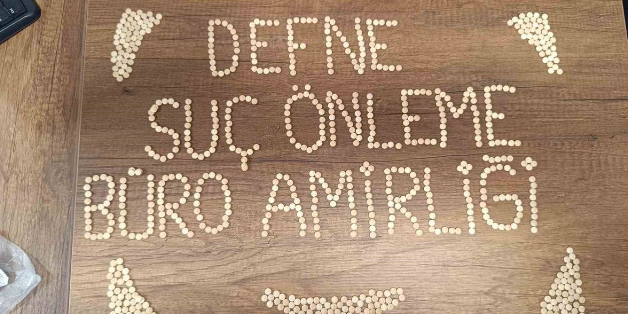 Defne'de Uyuşturucu Operasyonu: 840 Hap Ele Geçirildi