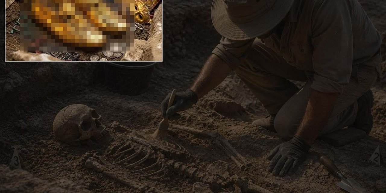 1500 Yıl Önce Ölen Genç Kadının Mezarından Çıkana Bakın