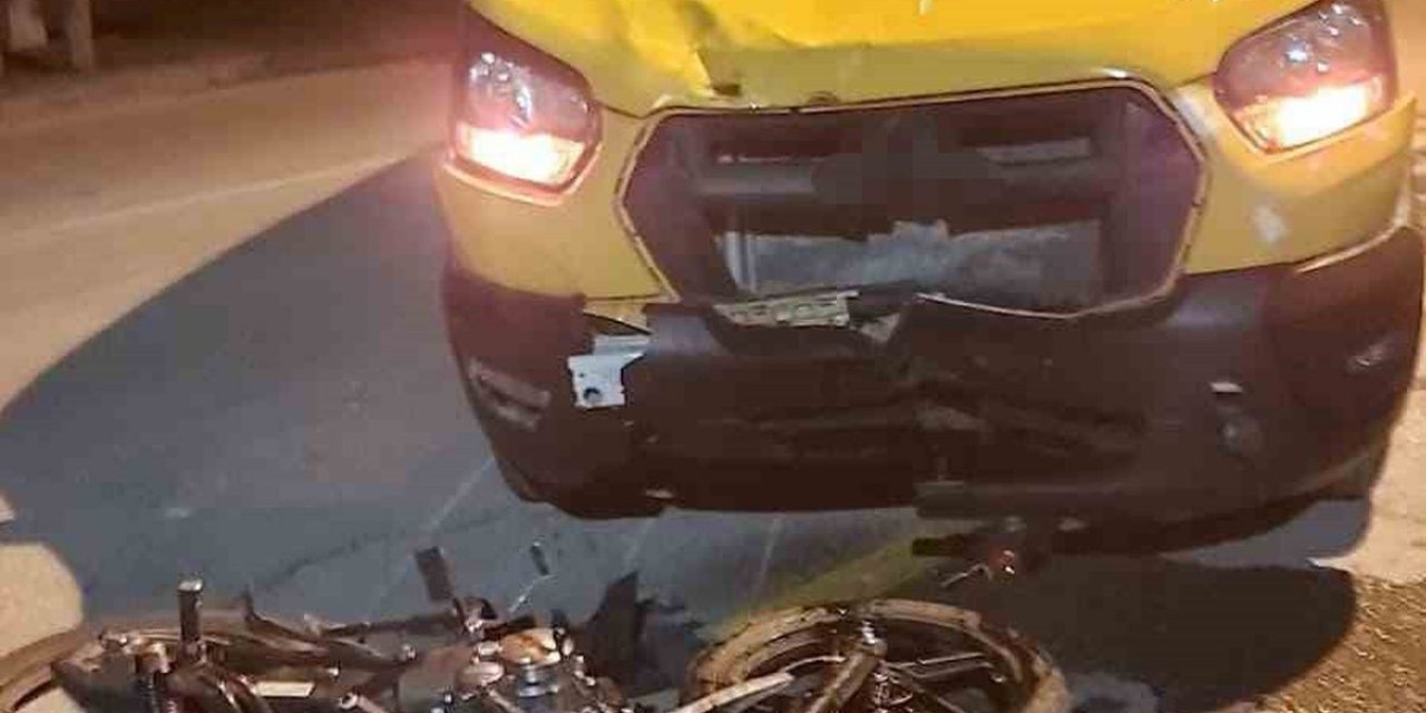 Bolu'da Motosiklet Kazası