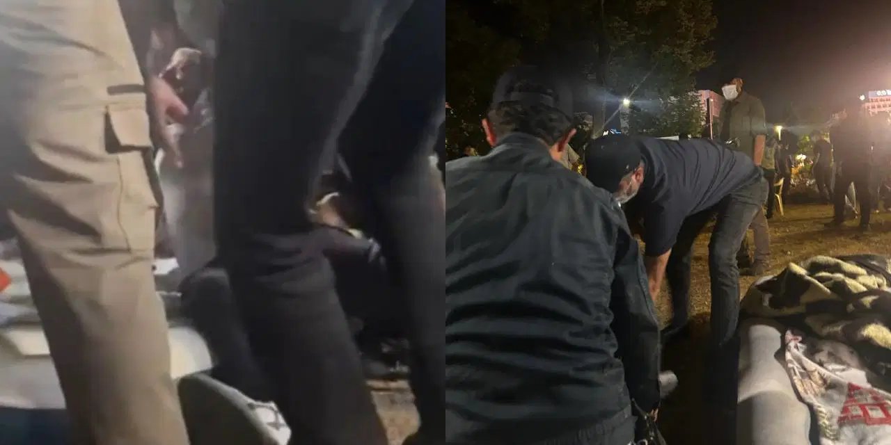 Gazi ve Şehit Ailelerinin Yaptığı Eyleme Şafak Operasyonu!