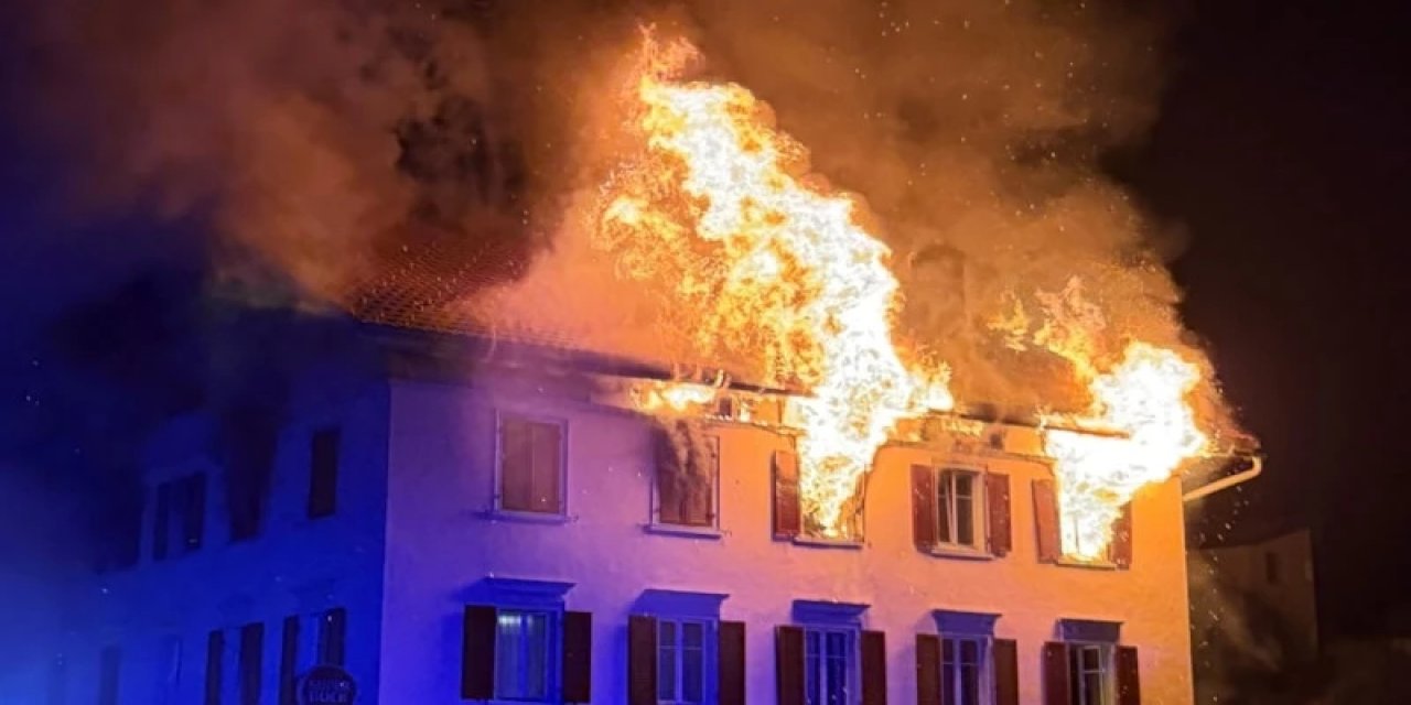 İsviçre'de Restoranda Yangın: 8 Yaralı 5 Kayıp