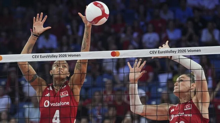 A Milli Kadın Voleybol Takımı, Letonya'yı 3-0 Yendi