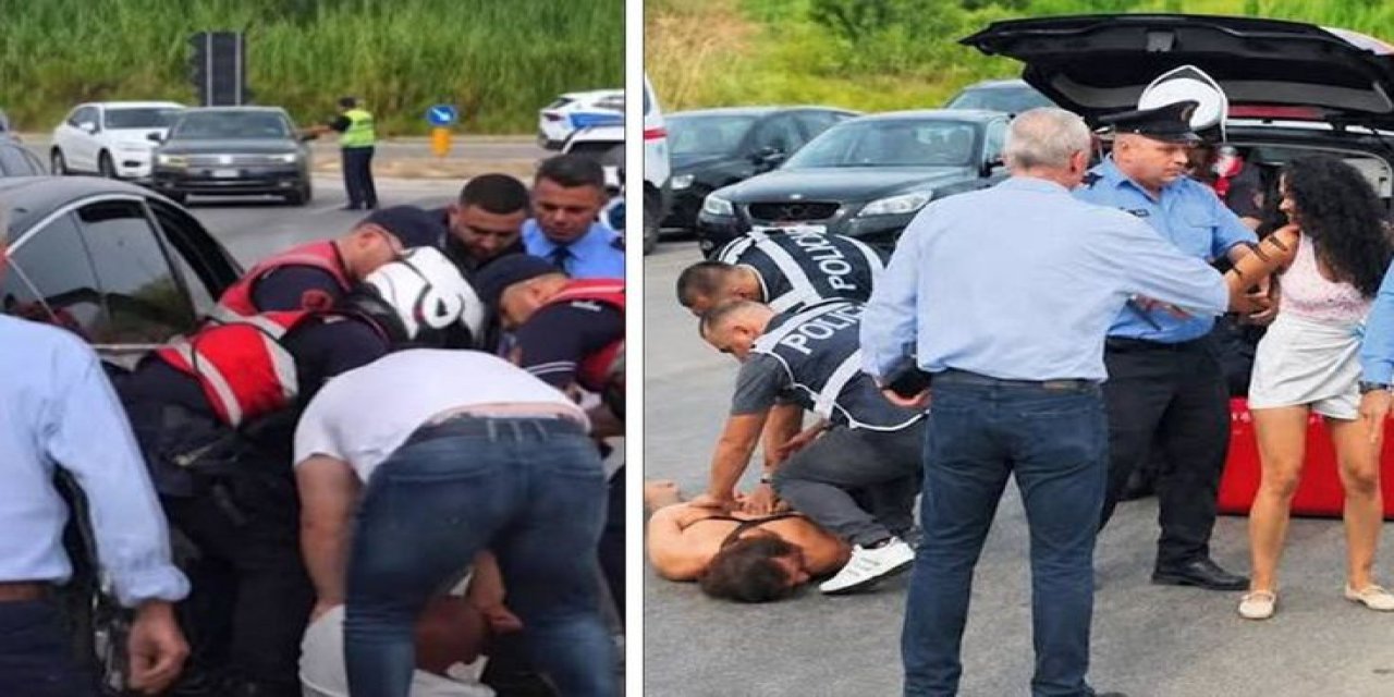 Arnavutluk'ta Cinayet Zanlısı Bagajda Yakalandı, Araçtaki 2 Türk Gözaltında