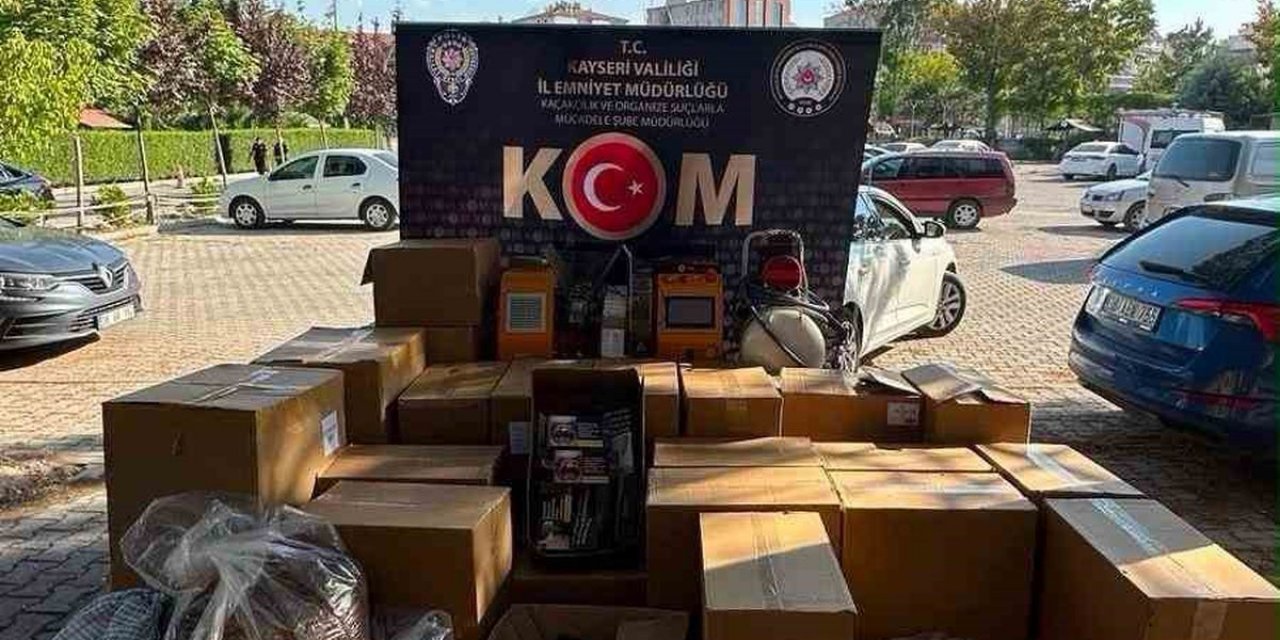 Kayseri'de Kaçak Tütün Operasyonu