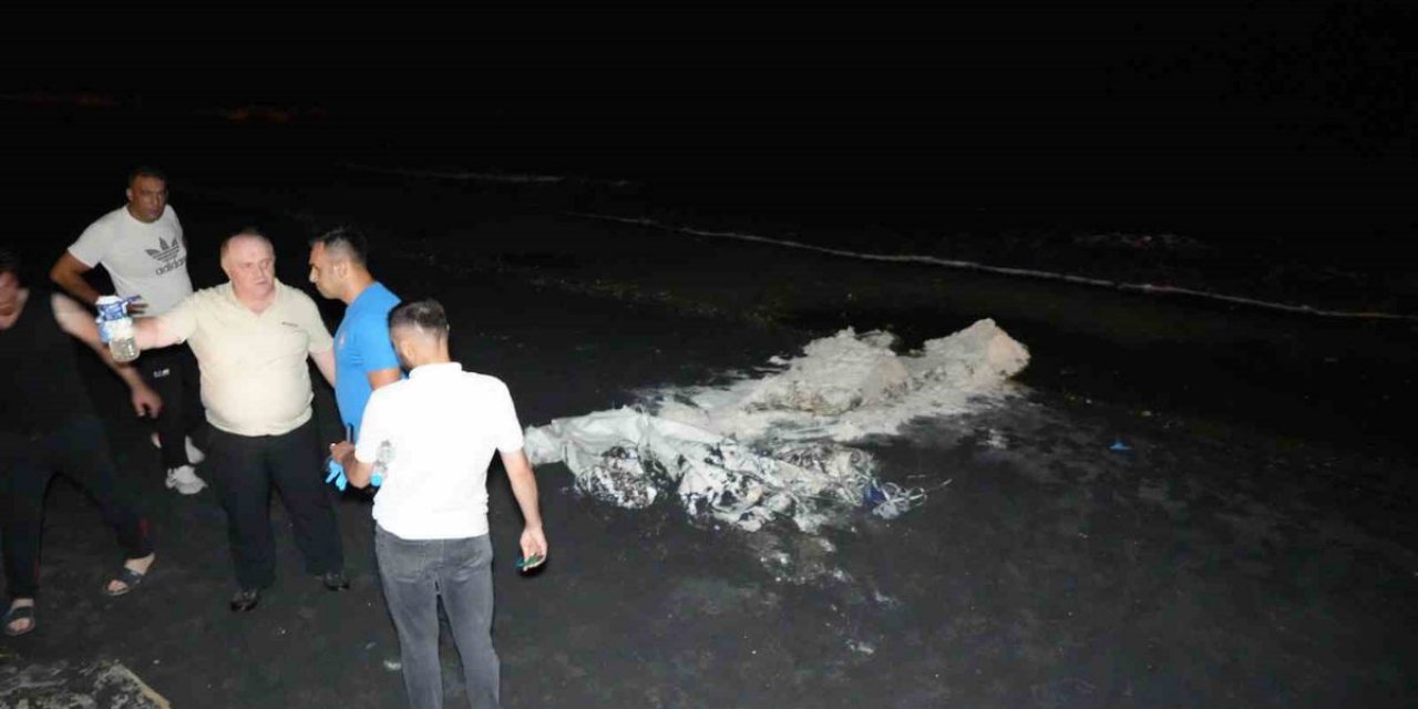 Samsun Sahilinde Şüpheli Madde Paniği: Ekipler Alarma Geçti