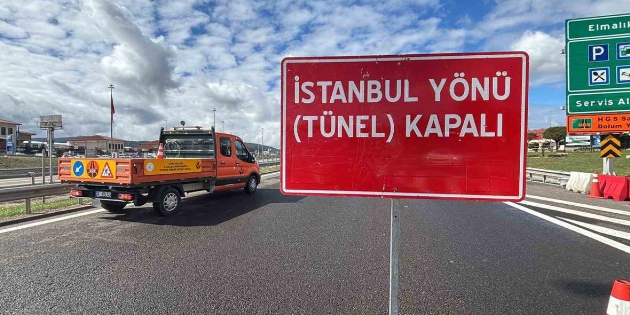Anadolu Otoyolu'nda Trafik Kapatılacak