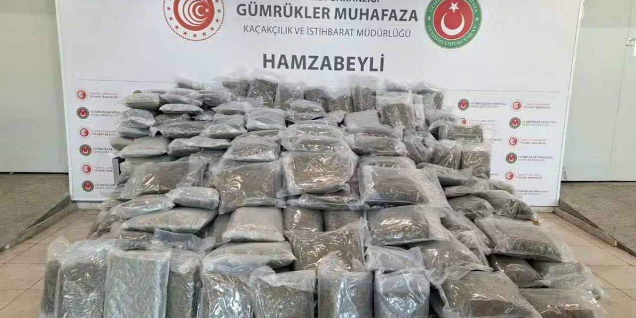 Edirne Gümrüğünde 287 Kilo Esrar Ele Geçirildi