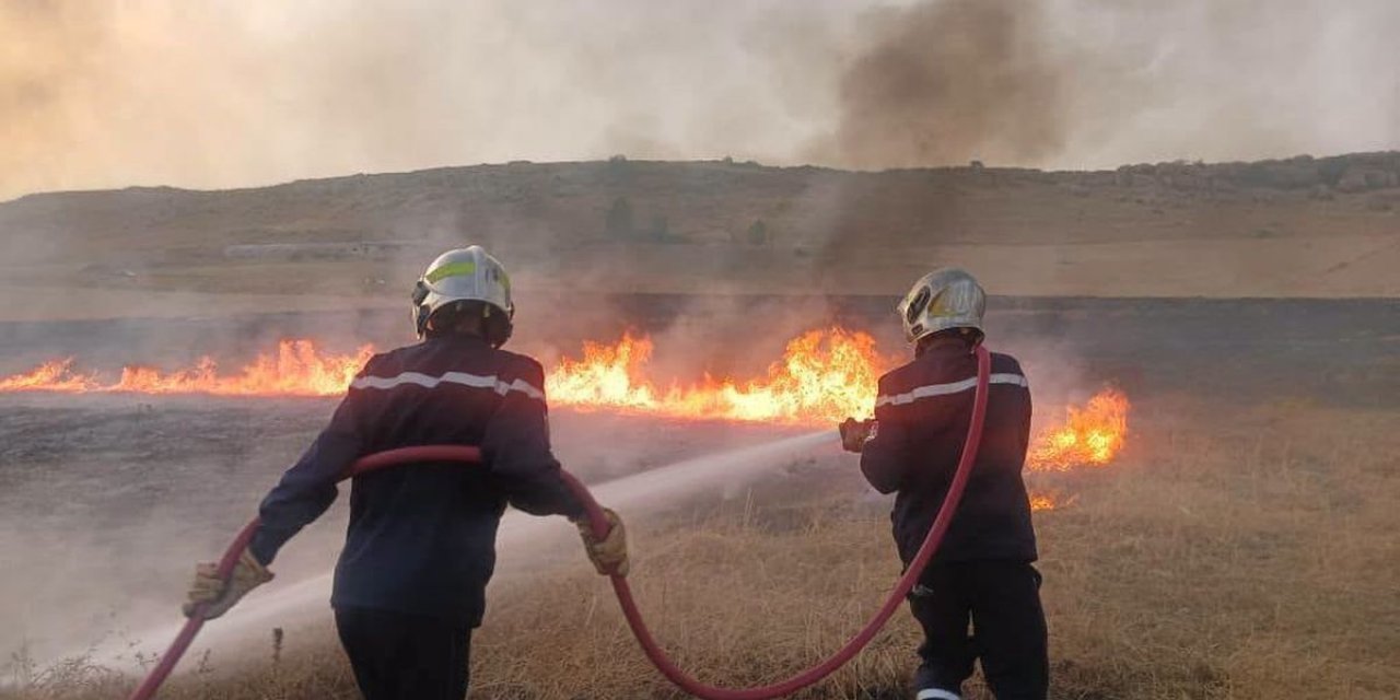 Cezayir’de Son 24 Saatte 6 Bölgede 72 Orman Yangını
