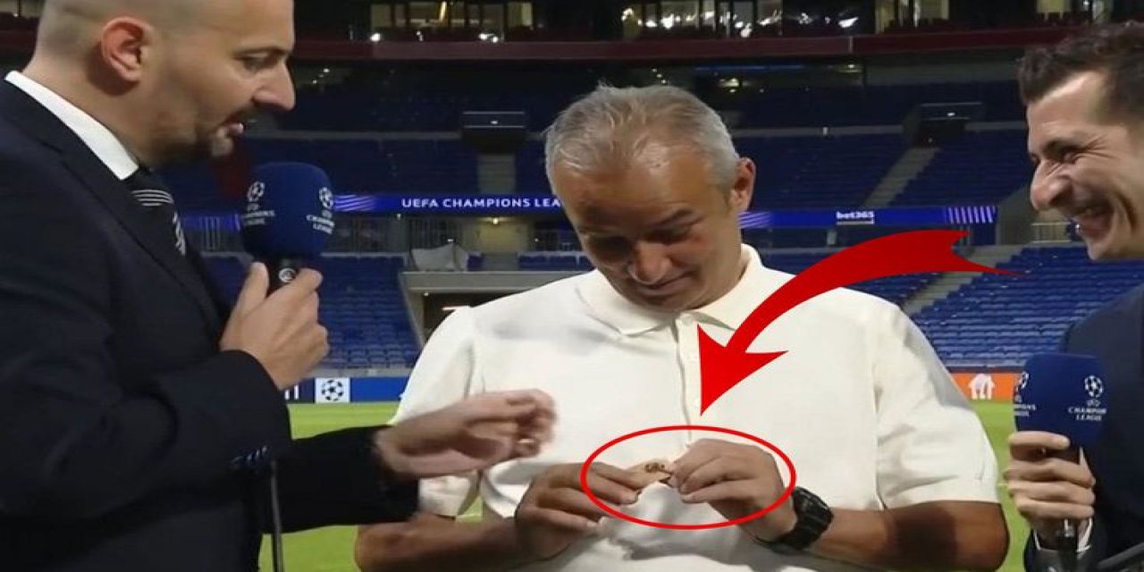 Canlı Yayında Konuşan İsmail Kartal'a Sürpriz Hediye