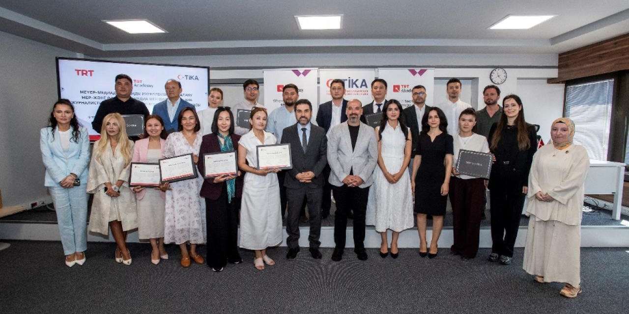 Kazakistanlı Medya Profesyonelleri TRT Akademi Eğitiminde Buluştu