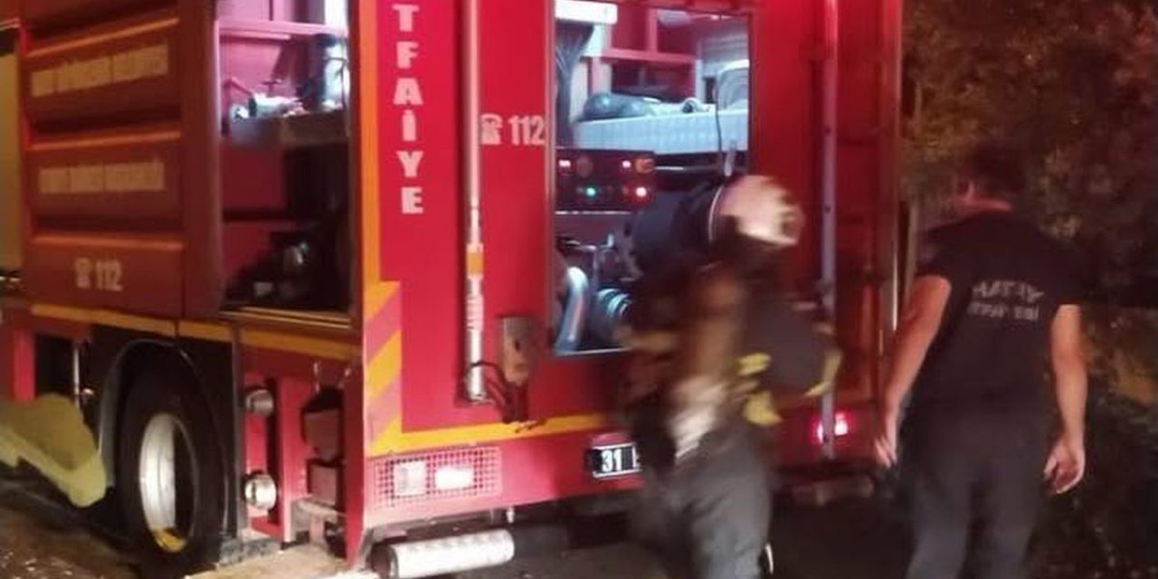 Dörtyol'da Yangında 3 Kişi Kurtarıldı