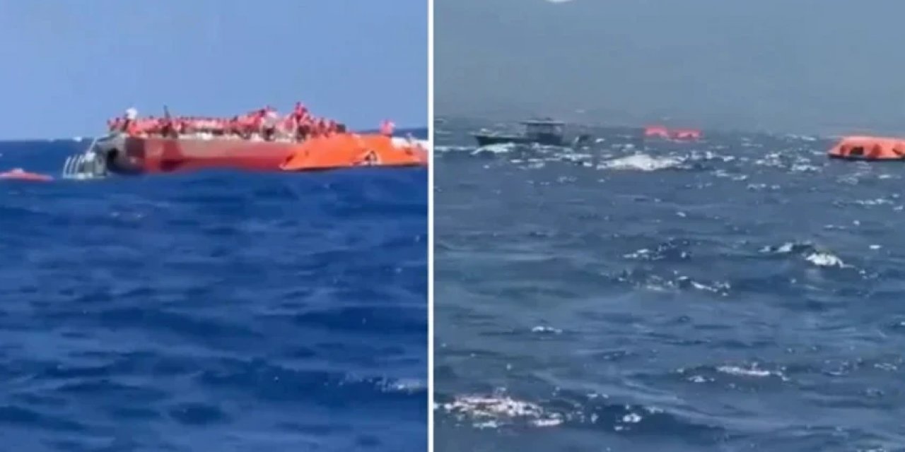 KKTC'nin Girne Açıklarında 267 Kişiyi Taşıyan Yolcu Gemisi Battı