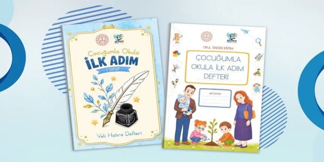 Aileler Çocuklarının Okula Uyum Sürecine "İlk Adım Defteri"yle Eşlik Edecek