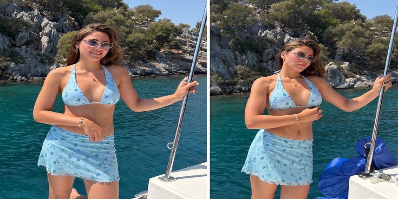 Kızılcık Şerbeti’nin Doğa’sı Sıla Türkoğlu’ndan Tatil Pozları!
