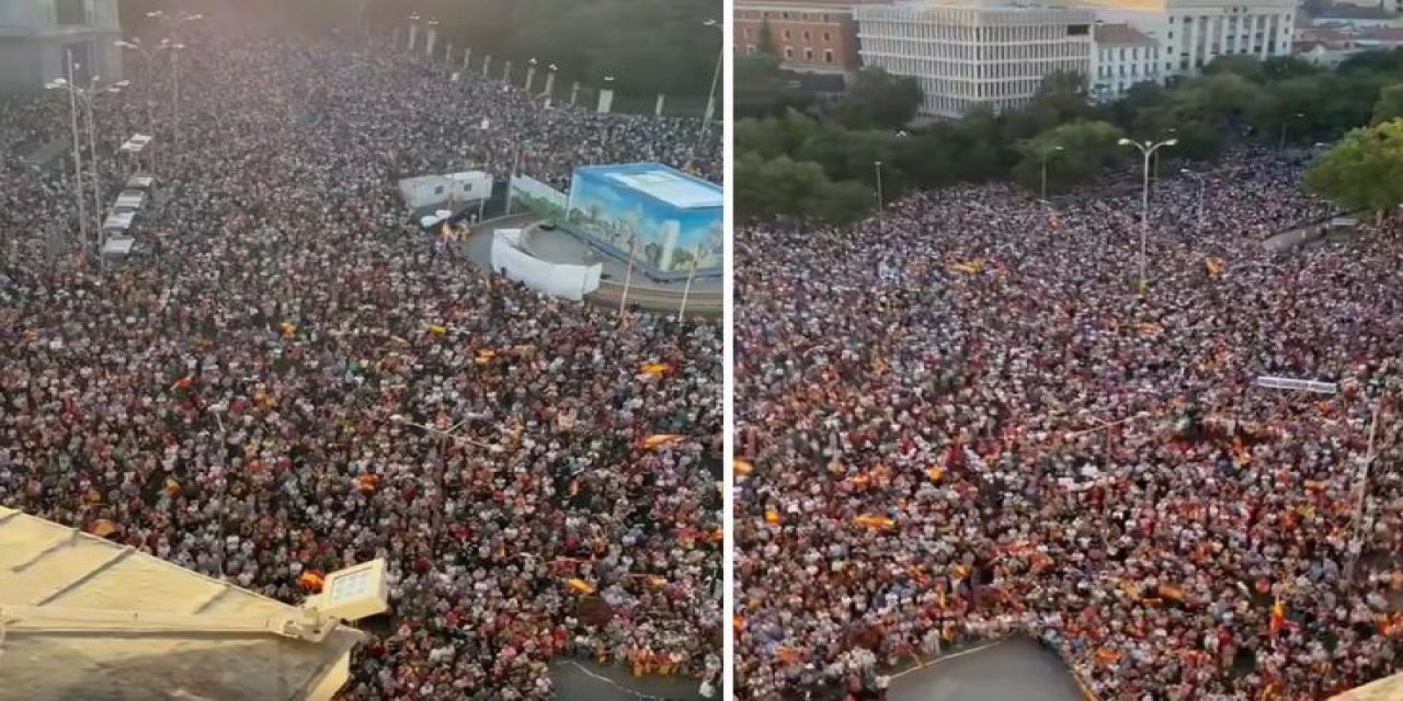 İspanya'da Göçmen Krizi Protestoları Büyüyor! Binlerce Kişi Sokaklara Döküldü