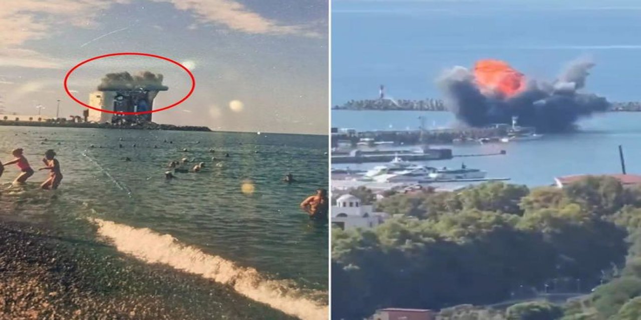 Turizm Kentini Deniz Dronlarıyla Vurdular! Serinlemek İsterken Kabusu Yaşadılar