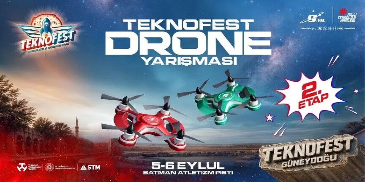 TEKNOFEST Drone Şampiyonası'nın İkinci Etabı Batman'da Yapılacak