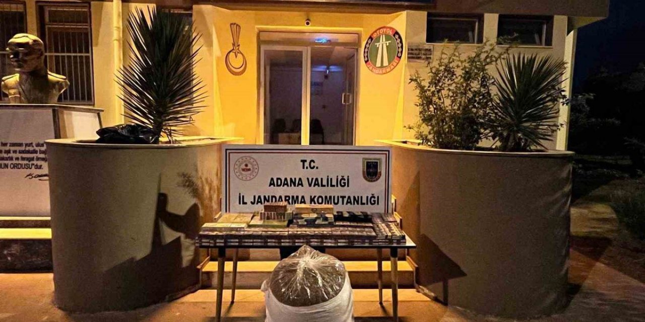 Adana'da 2 Araçta 630 Paket Kaçak Sigara Ve 100 Kilogram Kaçak Tütün Ele Geçirildi