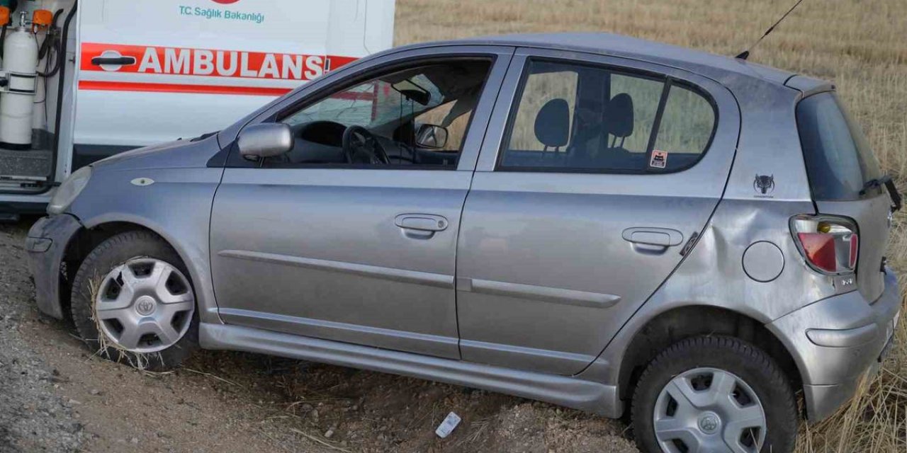 Kırıkkale Keskin'de Takla Atan Otomobilde 4 Kişi Yaralandı