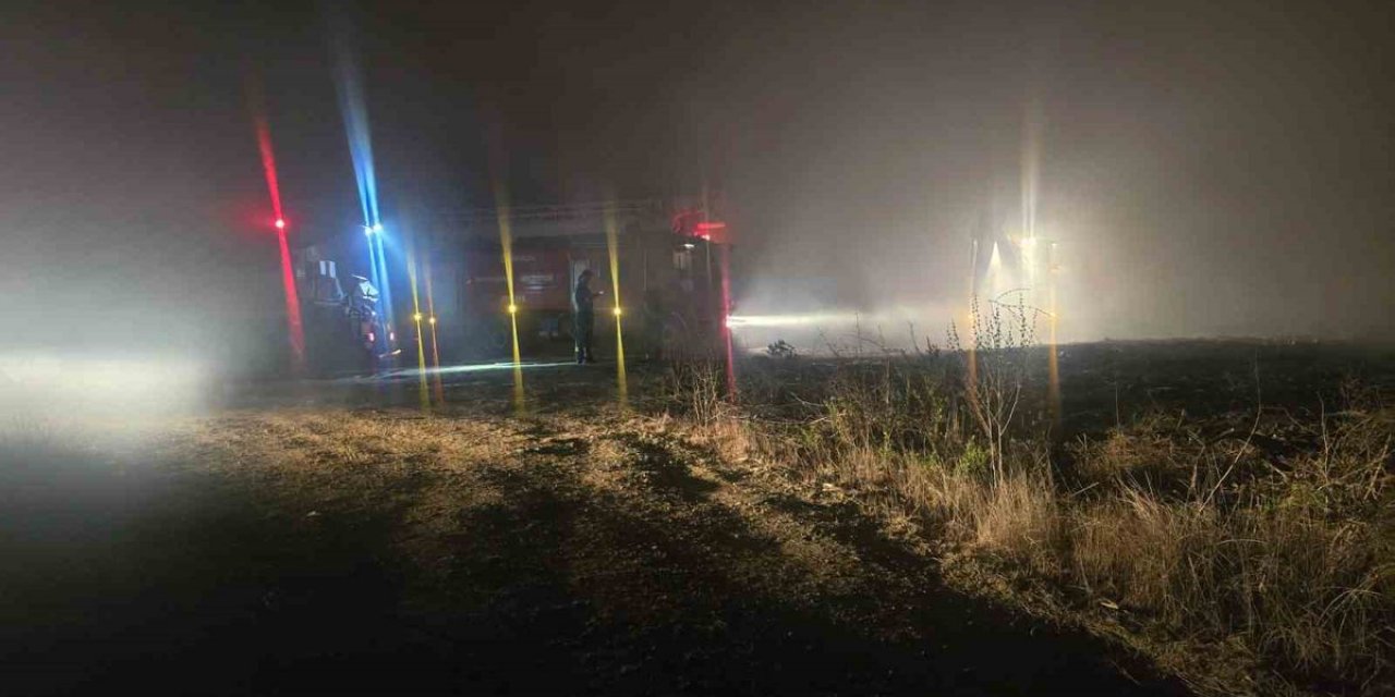 Antalya Serik'te Sazlık Alanda Çıkan Yangın Kontrol Altına Alındı, 3 Dönüm Alan Zarar Gördü