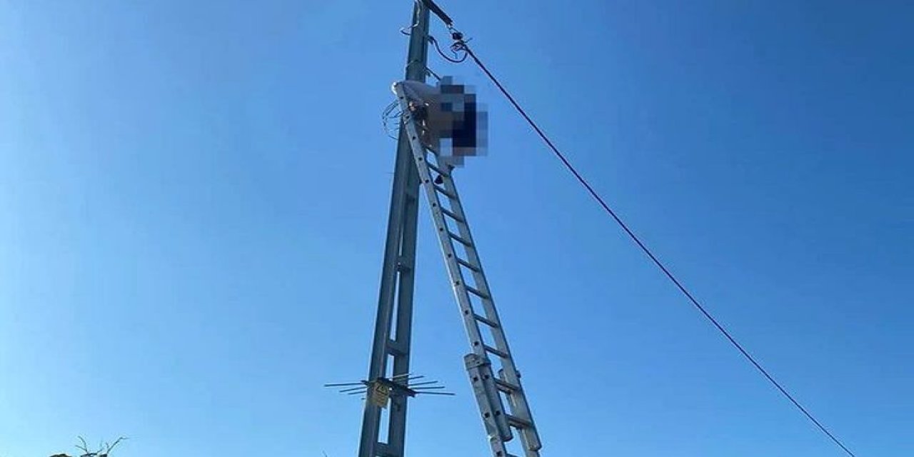 Kocaali'de Elektrik Direğinde Akıma Kapılan Kişi Öldü