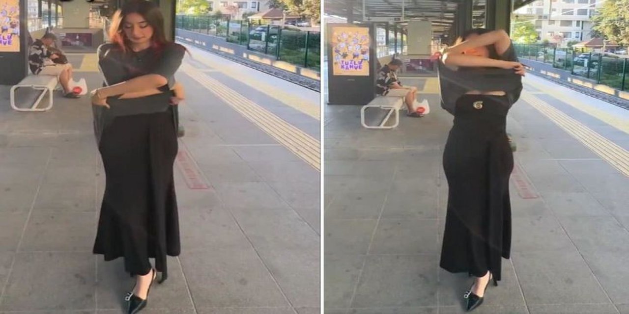 Marmaray Çıkışında Üstünü Değiştirdi: Keşke Ülkemizde Durumlar Böyle Olmasa
