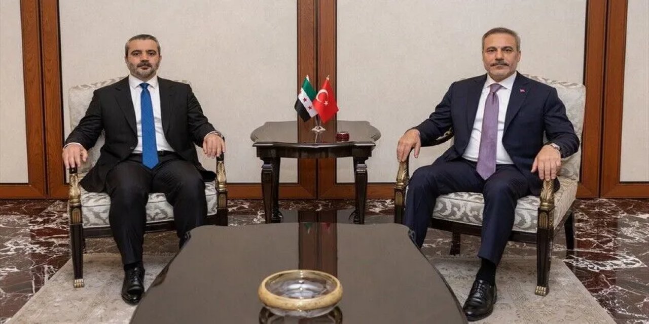 Bakan Fidan, Suriyeli Mevkidaşı Şeybani İle Ankara'da Görüştü