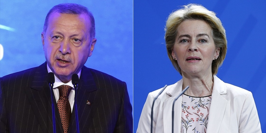 Cumhurbaşkanı Erdoğan İle Yeni AB Komisyonu Başkanı Von Der Leyen Görüştü