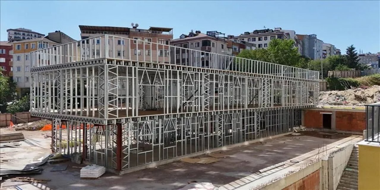 Karmod Bayrampaşa'daki Anaokulu Projesinin Karkas Kurulumunu Tamamladı