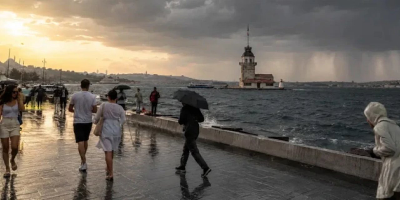 İstanbul'a Pazar Ve Pazartesi İçin Sağanak Alarmı!