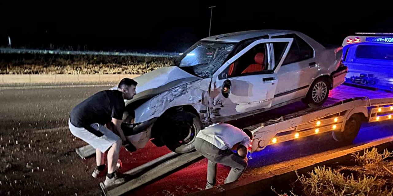 Siverek'te İki Araç Çarpıştı, 2 Kişi Yaralandı; Hayati Tehlikeleri Yok