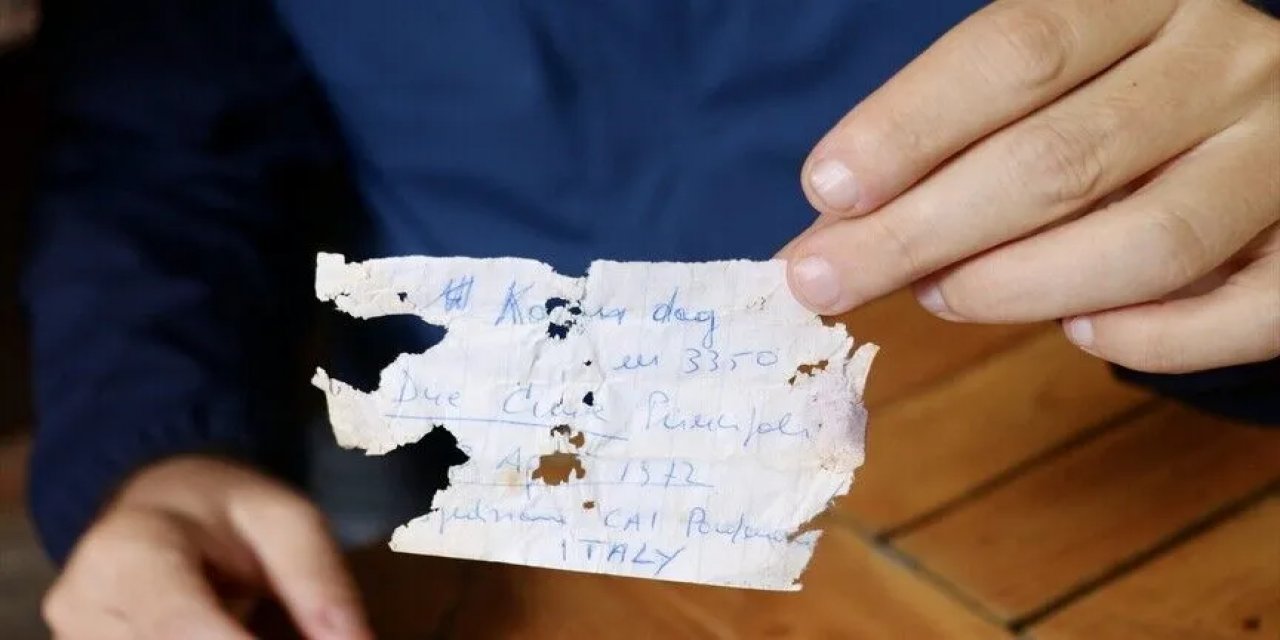 Türk Dağcılar Yarım Asır Önce Kaçkar Dağları'nın Zirvelerine Bırakılan Notların İzinde