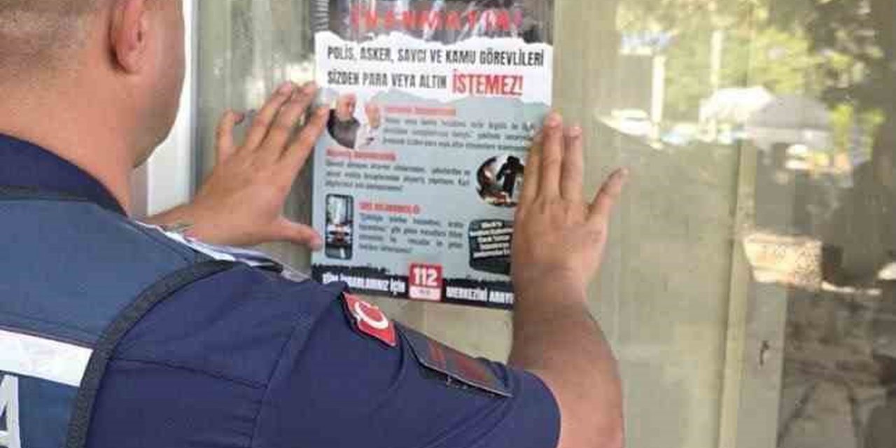 Bilecik Söğüt'te Jandarma, Küre Ve Çaltı Köylerinde Vatandaşları Dolandırıcılığa Karşı Uyardı