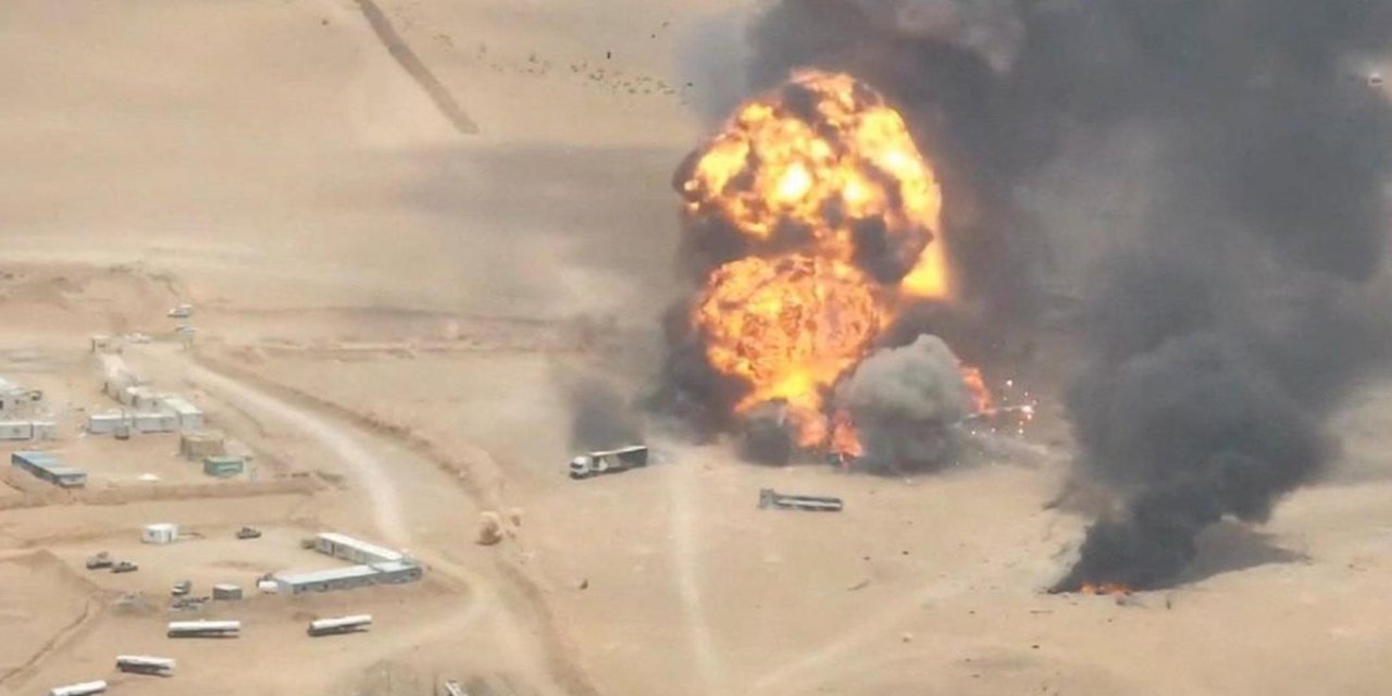 Suudi Arabistan'a Çifte Saldırı! Dev Tesis Ve Hava Üssü Vuruldu