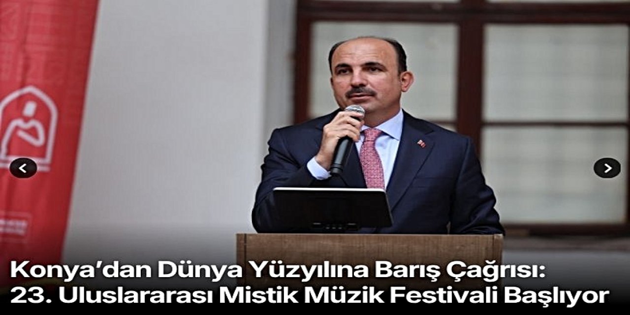 Başkan Altay: “Mistik Müzik Festivali’nde Konya’dan Yükselecek Uhrevi Ezgiler Yankılanacaktır”