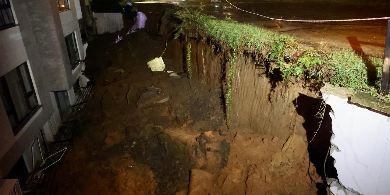 Trabzon'da Sağanak Etkili Oldu