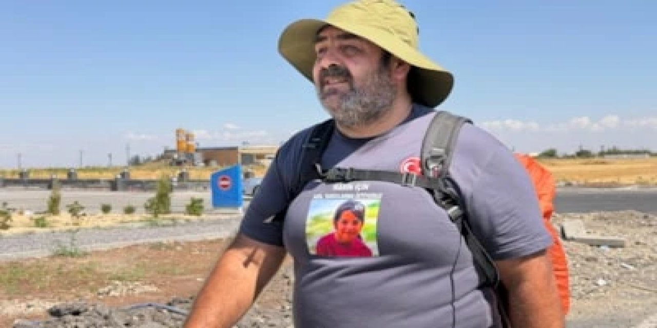 Narin Güran'ın Babası Arif Güran, Ankara'ya Yürüyüş Başlattı